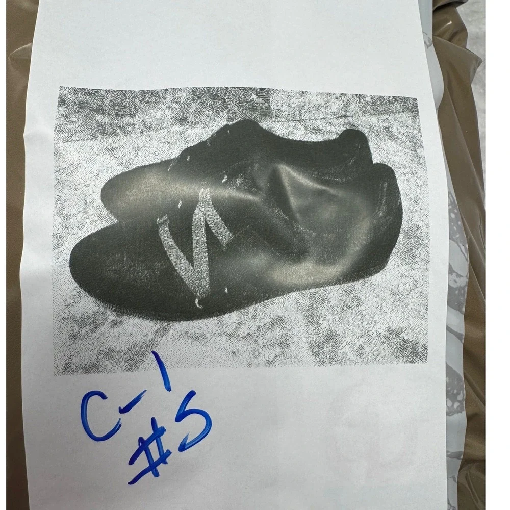 Coach Signature 🖤Jacquard Z-Strap Sneakers Black Grey Suede Trim Low Top Shoes - Picture 12 of 12